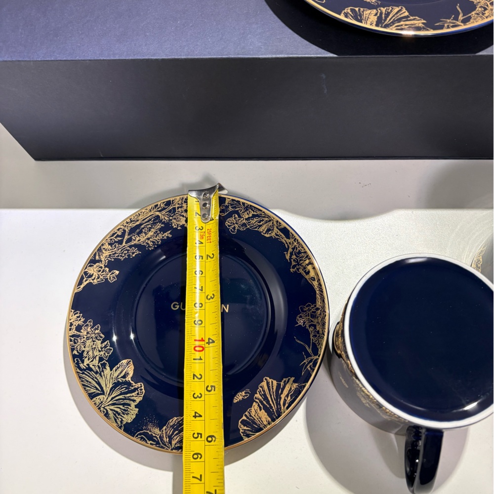 GUERLAIN Gift Porcelain Cups with Saucer Set - Picture 8 of 11